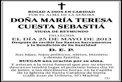 María Teresa Cuesta